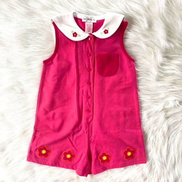 Vintage Gymboree Girls Sailor Collar Romper
